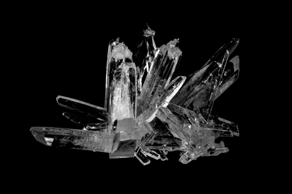 水晶が川に落ちて——採集体験の写真